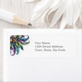 Etiqueta Mardi Gras Mascarada