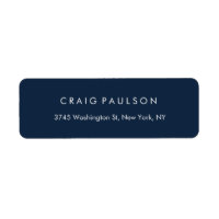 Marinho Blue Elegant Plain Professional