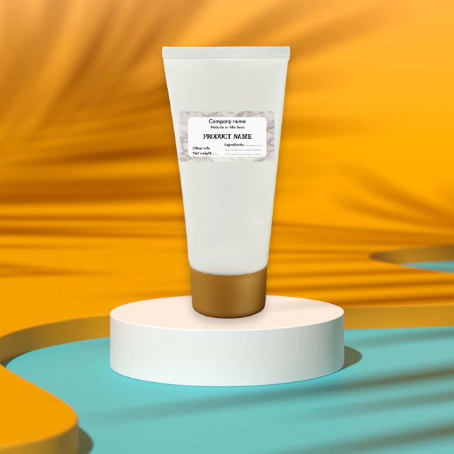 Etiqueta Mármore bege (Criador carregado)