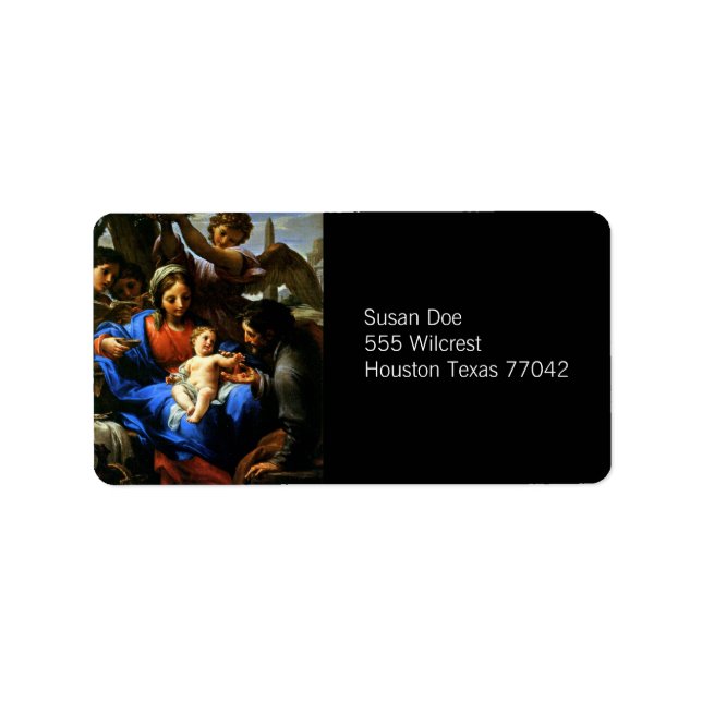 Etiqueta Mary, Jesus, e Joseph Label (Frente)
