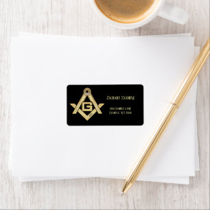 Etiqueta Masonic Ouro Rush