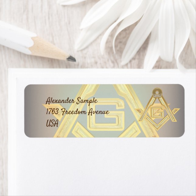 Etiqueta Masonic Ouro Rush (Insitu)