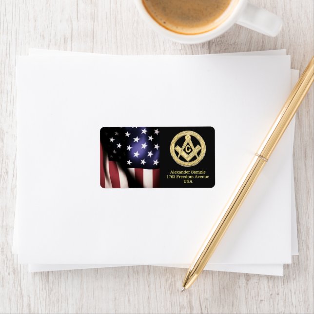 Etiqueta Masonic Ouro Rush (Insitu)