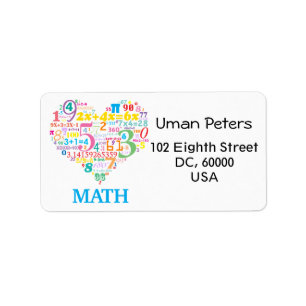 Etiqueta Matemática do Coração