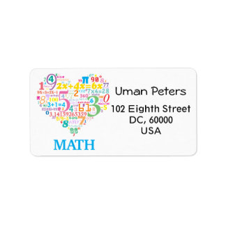 Etiqueta Matemática do Coração