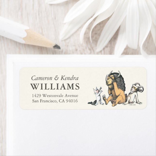 Etiqueta Max e as coisas selvagens tocando (Insitu)