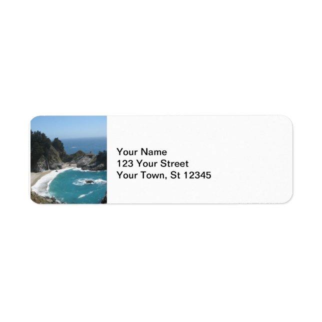 Etiqueta McWay Falls - Grande Sur (Frente)