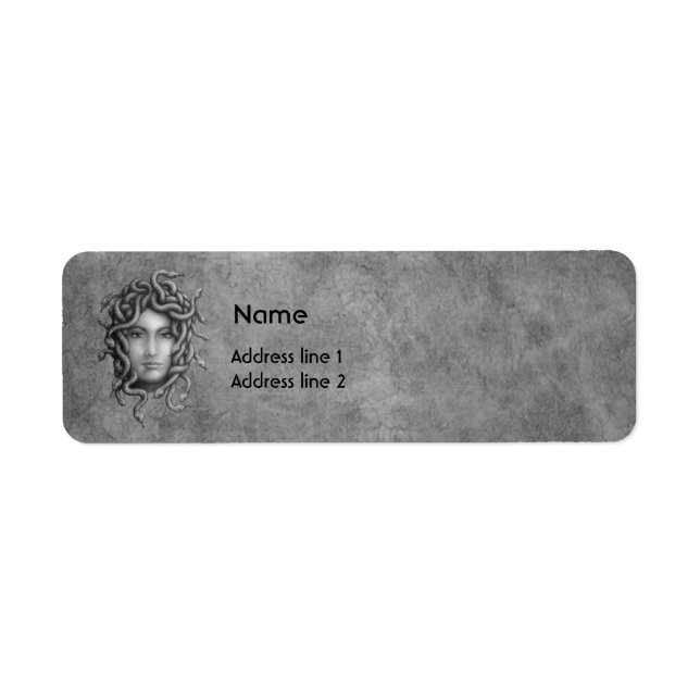 Etiqueta Medusa (Frente)