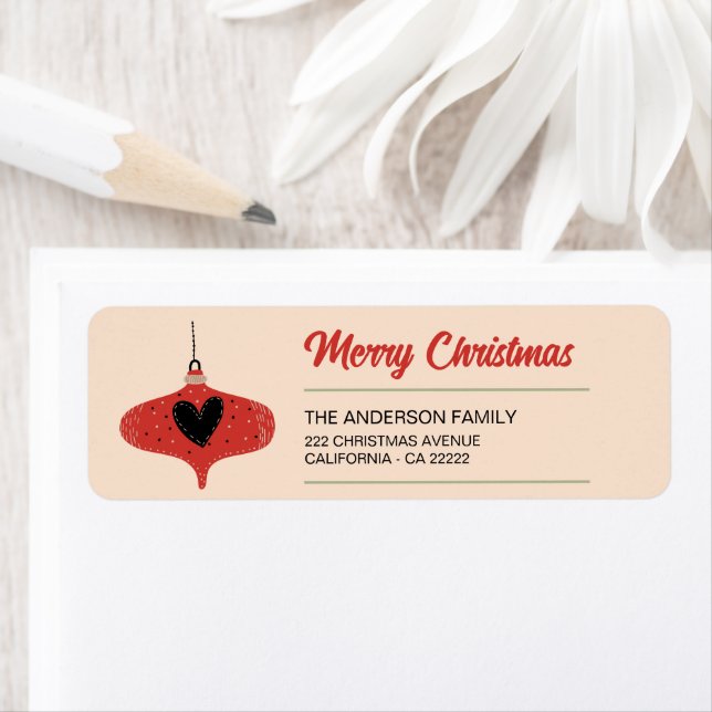 Etiqueta Meio século no Natal Moderno (Insitu)