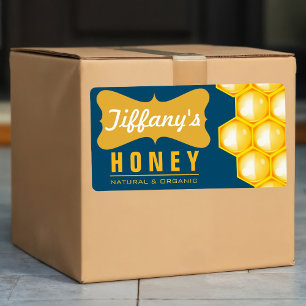 Etiqueta Mel puro   orgânico natural da fazenda do mel   d