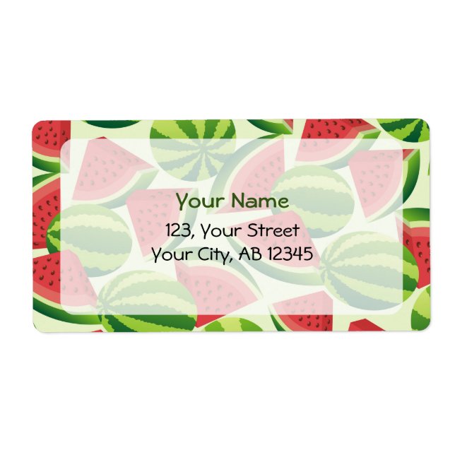 Etiqueta Melancia (Frente)