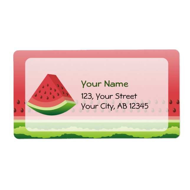 Etiqueta Melancia (Frente)