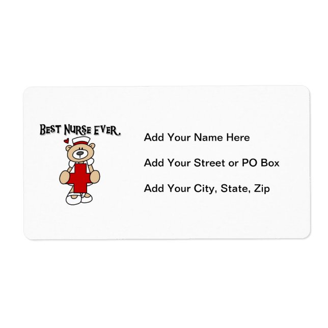 Etiqueta Melhores enfermeiros Camisetas e presentes (Frente)