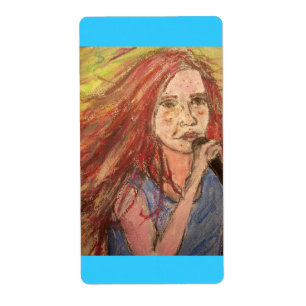 Etiqueta Menina de Rocker mais legal