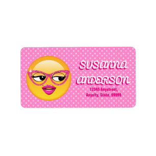Etiqueta Menina Flirty ID227 de Emoji