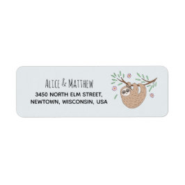 Etiqueta Meninas Cute Dormindo Lenta Chá de fraldas Moderno