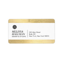 Menor Luxo Floral Designer Faux Dourado