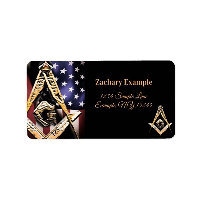 Etiqueta Mentes Masônicas (Amarelo) (Frente)