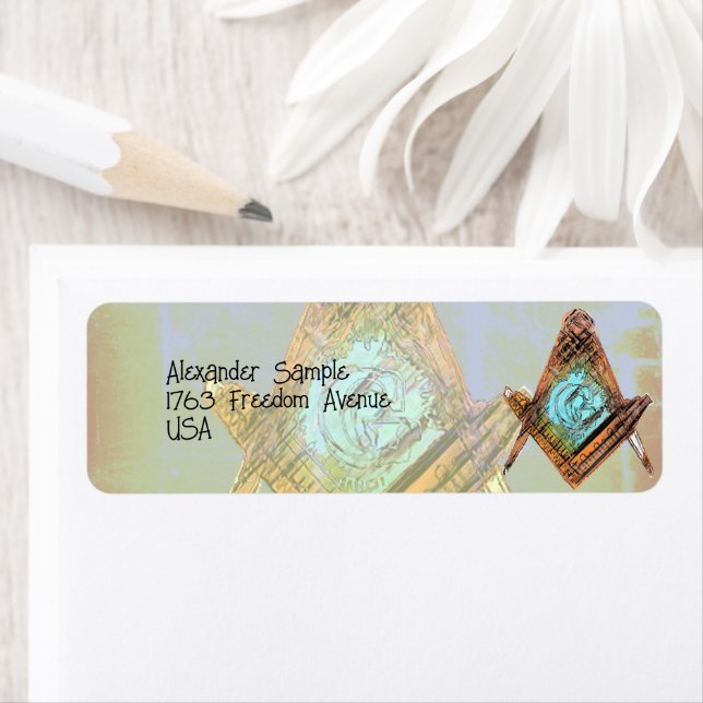 Etiqueta Mentes Masônicas (MisteriososSs) (Insitu)