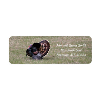Etiqueta Merriam Wild Turkey Return Address Label