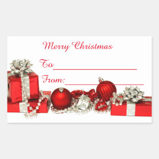 Etiqueta Merry Christmas Sticker