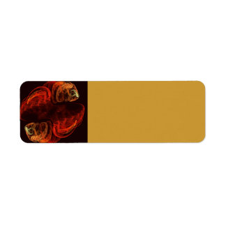 Etiqueta Metamorfose Abstrato Art