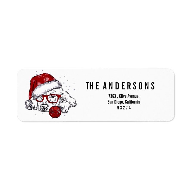 Etiqueta Meu lindo Natal Feliz (Frente)