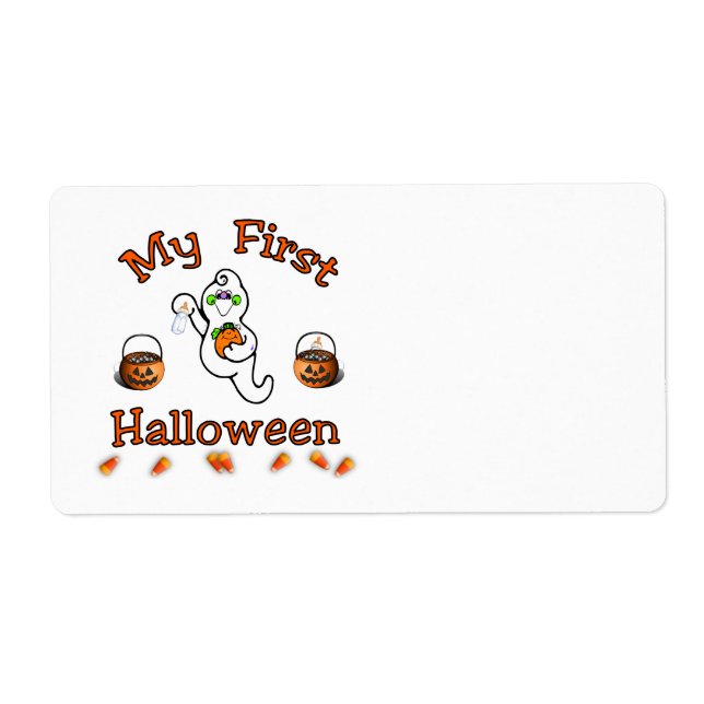 Etiqueta Meu Primeiro Halloween (Frente)