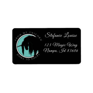 Etiqueta Meu Unicórnio (Teal)