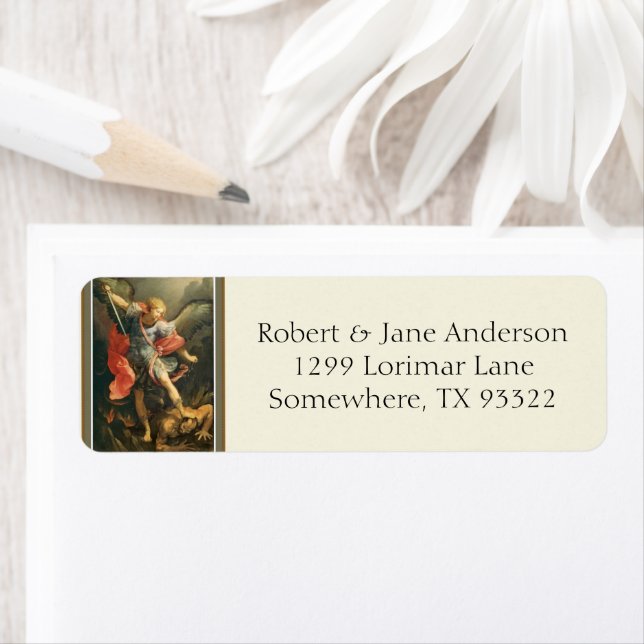 Etiqueta Michael, o Arcanjo Religioso (Insitu)