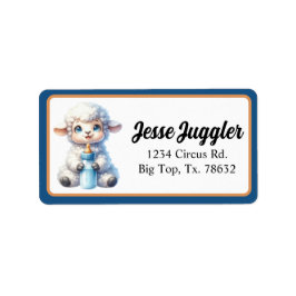 Etiqueta Minha Pequena Lambe