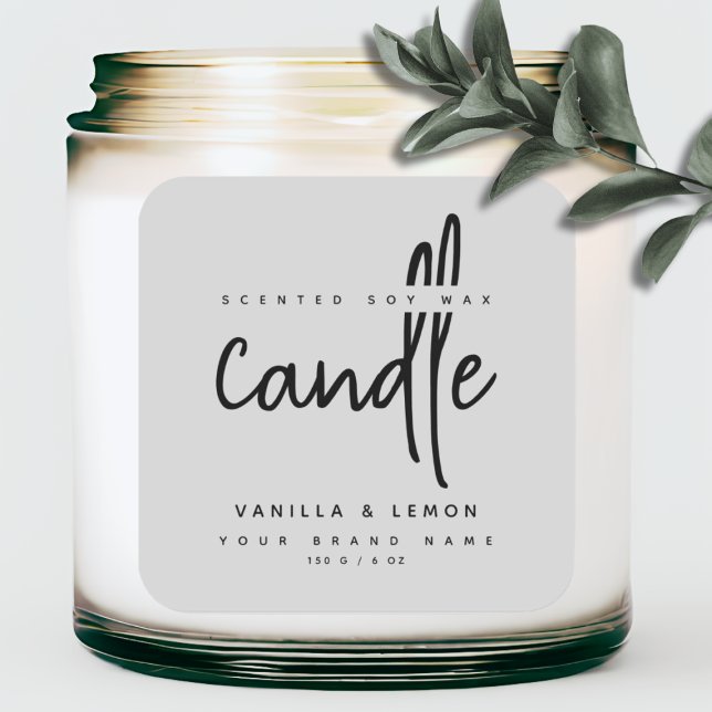 Etiqueta mínima de etiqueta de cinza de script (Criador carregado)