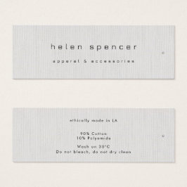 Etiqueta Mínima De Vestuário, Etiqueta De Preço, E