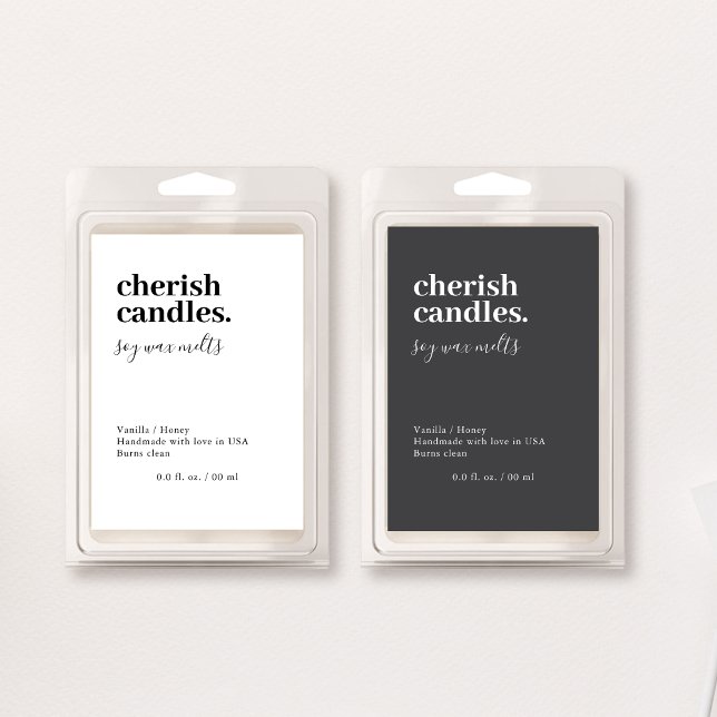 Etiqueta Mínima do Pacote de Fusão de Cera (Criador carregado)