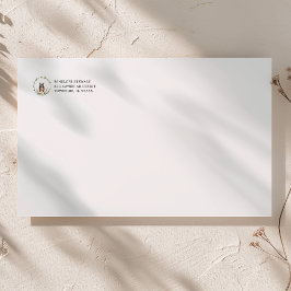Etiqueta Minimalist Woodland Return Address Label
