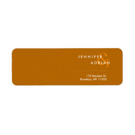 Etiqueta Mínimo Elegante Tiger's Eye Modern