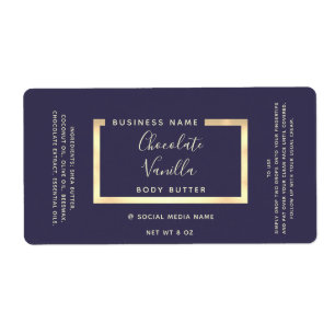 Etiqueta Mínimo, simples e moderno quadro de ouro la