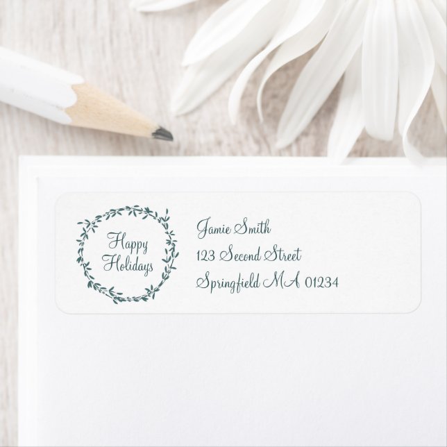 Etiqueta Mistletoe with Personalized Message (Insitu)