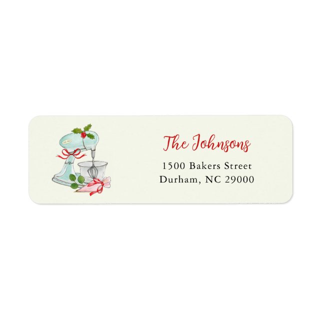 Etiqueta Misturador de bolos de safra (Frente)