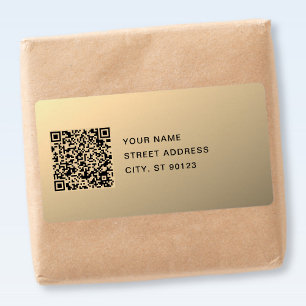 Etiqueta Modelo de código QR editável instantaneamente Fa