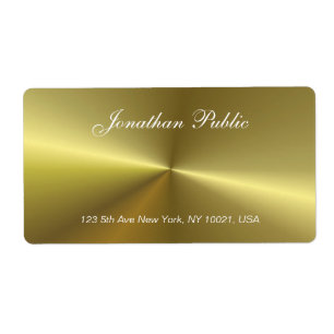 Etiqueta Modelo de Tendência de Script Elegante de Olhar D