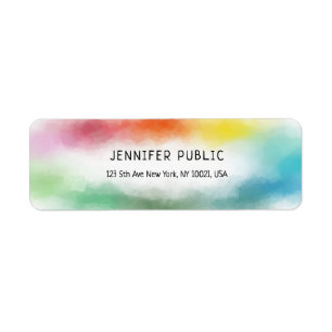 Etiqueta Modelo de Tendência para Abstrato de cores modern