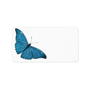 Etiqueta Modelo personalizado de Morpho do vintage