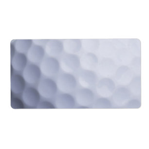 Etiqueta Modelo personalizado fundo da bola de golfe