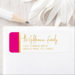 Etiqueta MODERN bat mitzvah ultra trendy cor-de-rosa<br><div class="desc">Configurar como um modelo é fácil personalizar com seu próprio texto - faça dele seu! - - - - - - - - - - - - - - - - - - - - - - - - - - - - - - - - - - - -...</div>