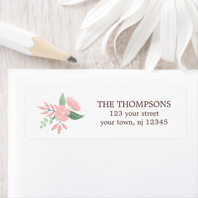 Etiqueta Modern Floral (Insitu)