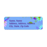 Modern Floral Wreath Saudações Postage