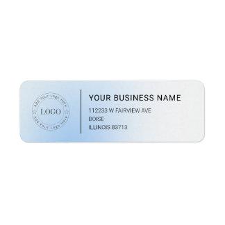 Etiqueta Modern Professional Business Return Address