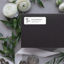 Moderno e minimalista simples | Preto e branco