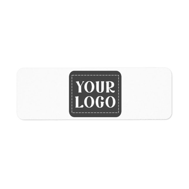 Etiqueta Moderno, elegante, sofisticado e personalizável (Frente)